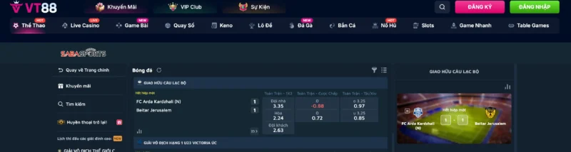 saba thể thao vt88